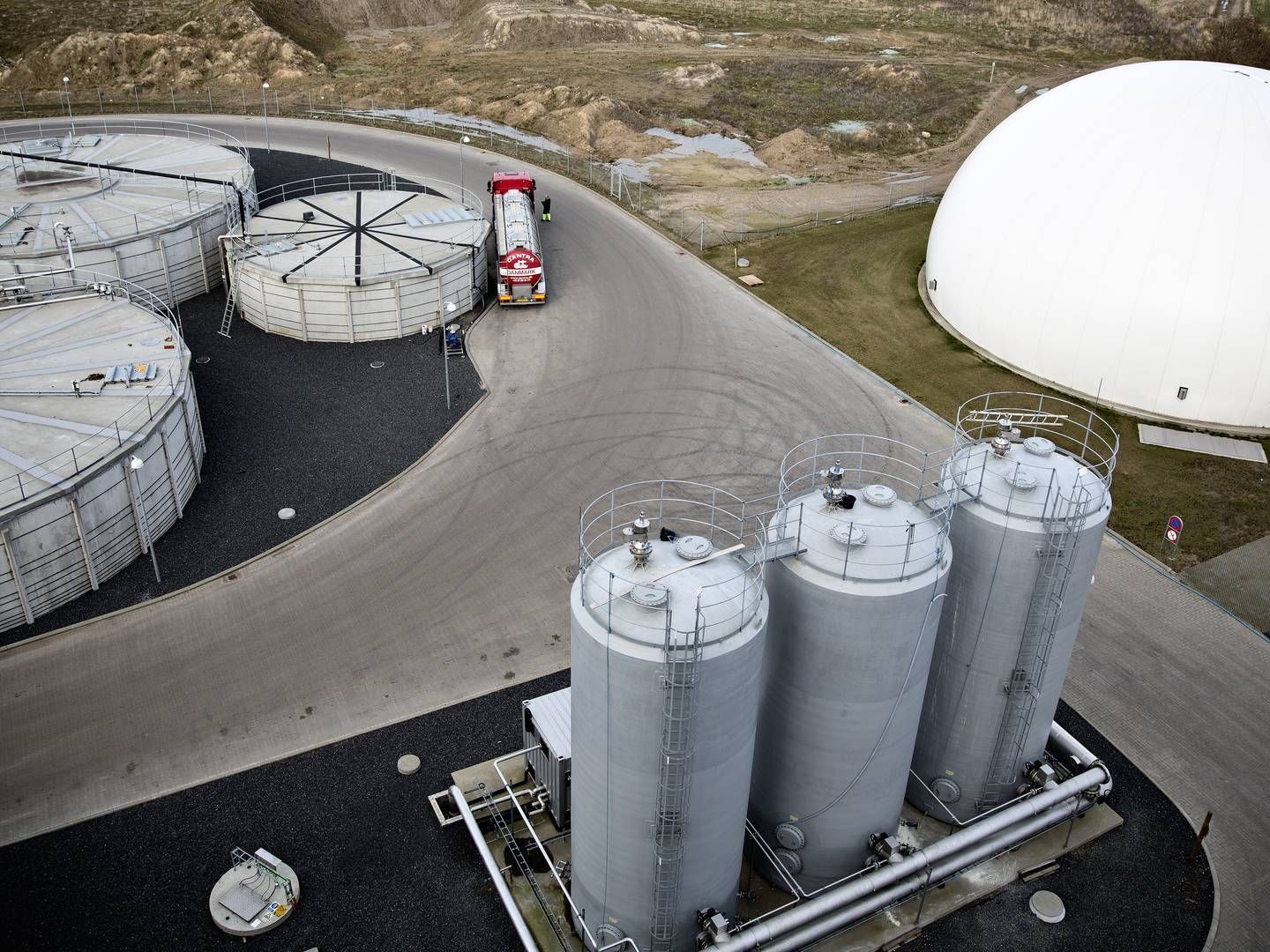 Maabjerg Bioenergy is the largest biogas facility in Denmark. | Photo: Joachim Adrian
