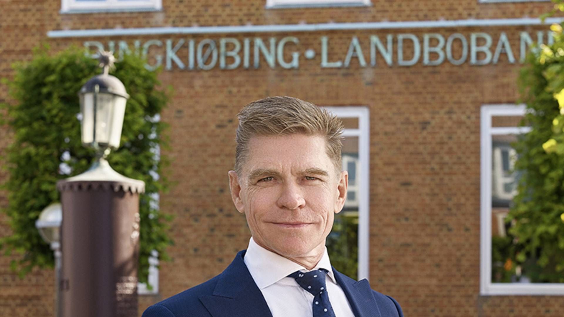 John Fisker er adm. direktør i Ringkjøbing Landbobank. | Foto: Ringkøbing Landbobank/PR