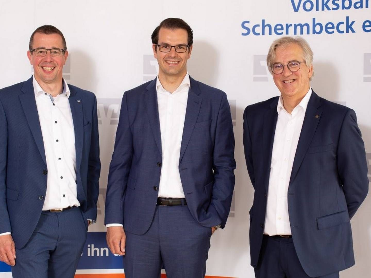 Der aktuelle Vorstand der Volksbank Schermbeck: Norbert Scholtholt, Stefan Korte, Rainer Schwarz (von links). | Foto: Volksbank Schermbek