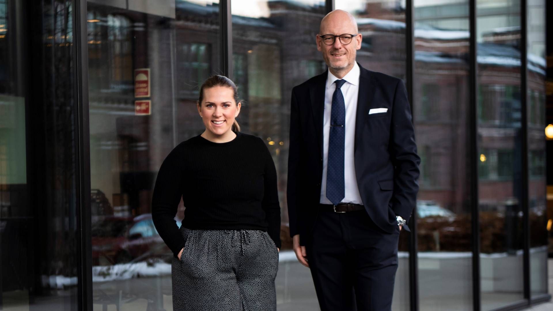 NYE FJES: Citycon har ansatt Camilla Berg-Pedersen og Dag Helge Setekleiv. | Foto: Katrine Lunke