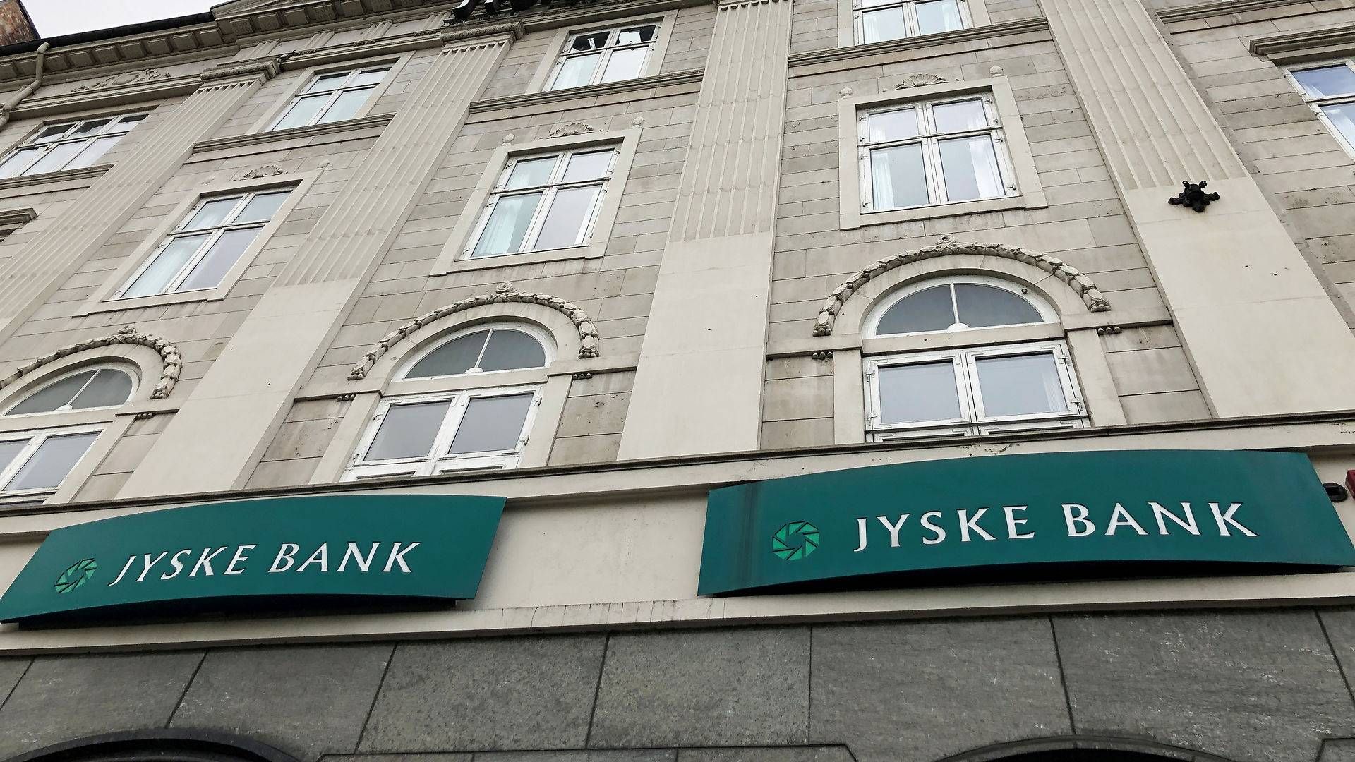 Jyske Bank var den første bank, der indførte negative renter for private kunder. | Foto: Nikolaj Skydsgaard/Reuters/Ritzau Scanpix