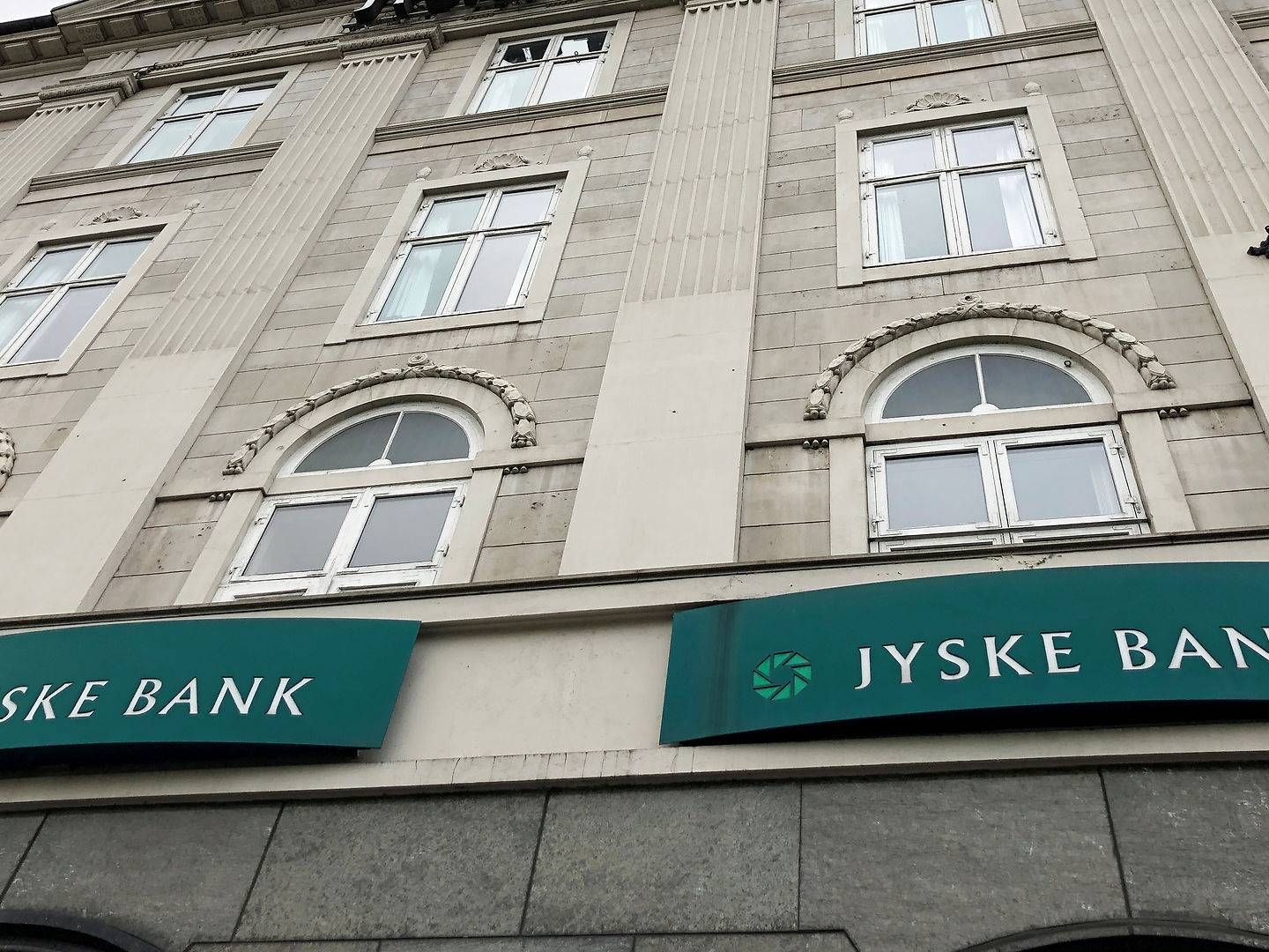 Jyske Bank var den første bank, der indførte negative renter for private kunder. | Foto: Nikolaj Skydsgaard/Reuters/Ritzau Scanpix