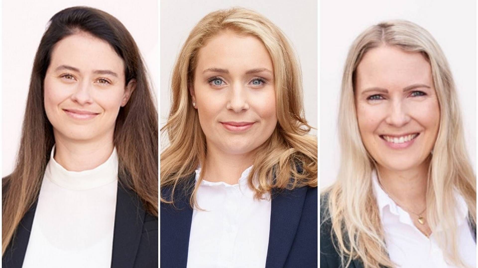 Fra venstre: Emilie Langeland, Marthe Sacco Karlsen og Stine H- Thorsen. | Foto: Økland