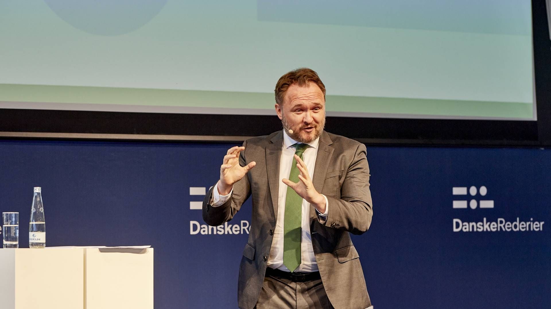 Klimaminister Dan Jørngensen (S) på Danske Rederiers årsdag i 2021. | Foto: PR-foto Danske Rederier