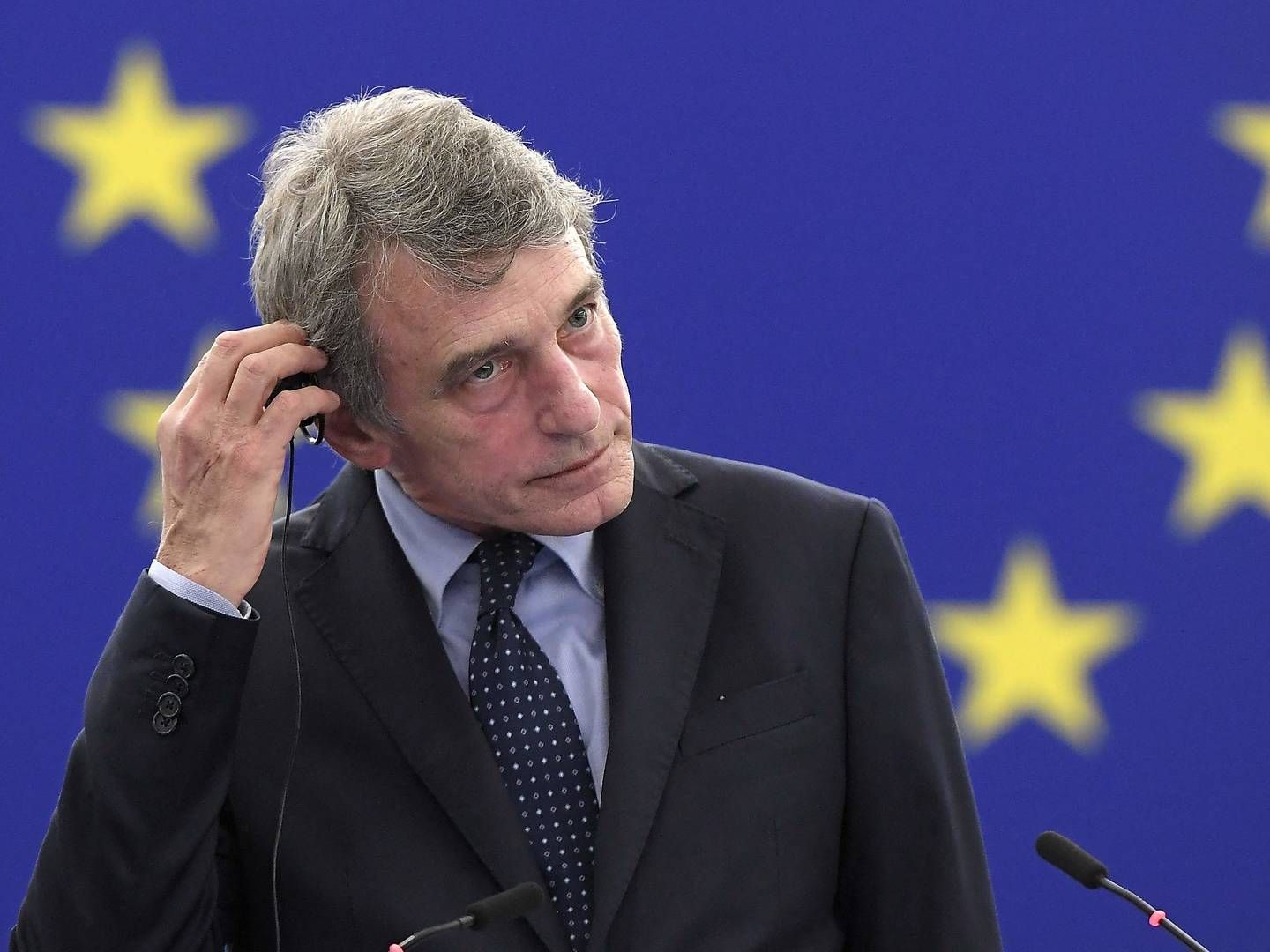 EU-Parlamentets formand, David Sassli. | Foto: FREDERICK FLORIN/AFP / POOL