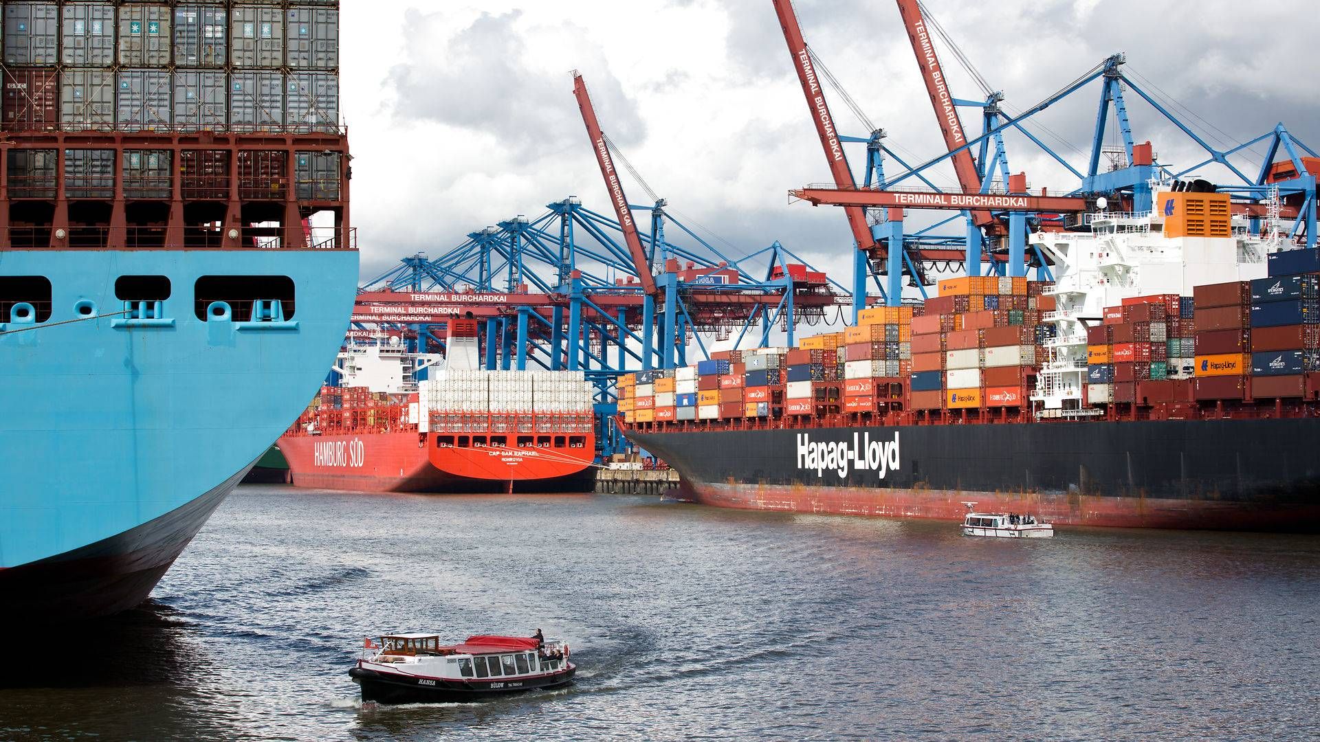 Maersk og Hapag-Lloyd har begge skruet op for klimamålene i månederne siden storkunder satte krav om nuludledning fra 2040. | Foto: Christian Charisius/AP/Ritzau Scanpix