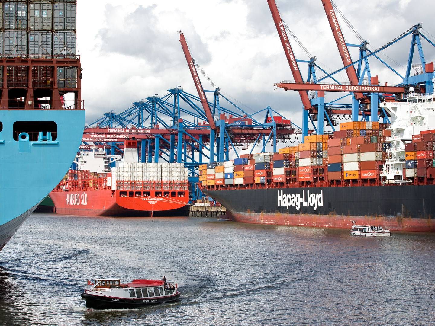 Maersk og Hapag-Lloyd har begge skruet op for klimamålene i månederne siden storkunder satte krav om nuludledning fra 2040. | Foto: Christian Charisius/AP/Ritzau Scanpix