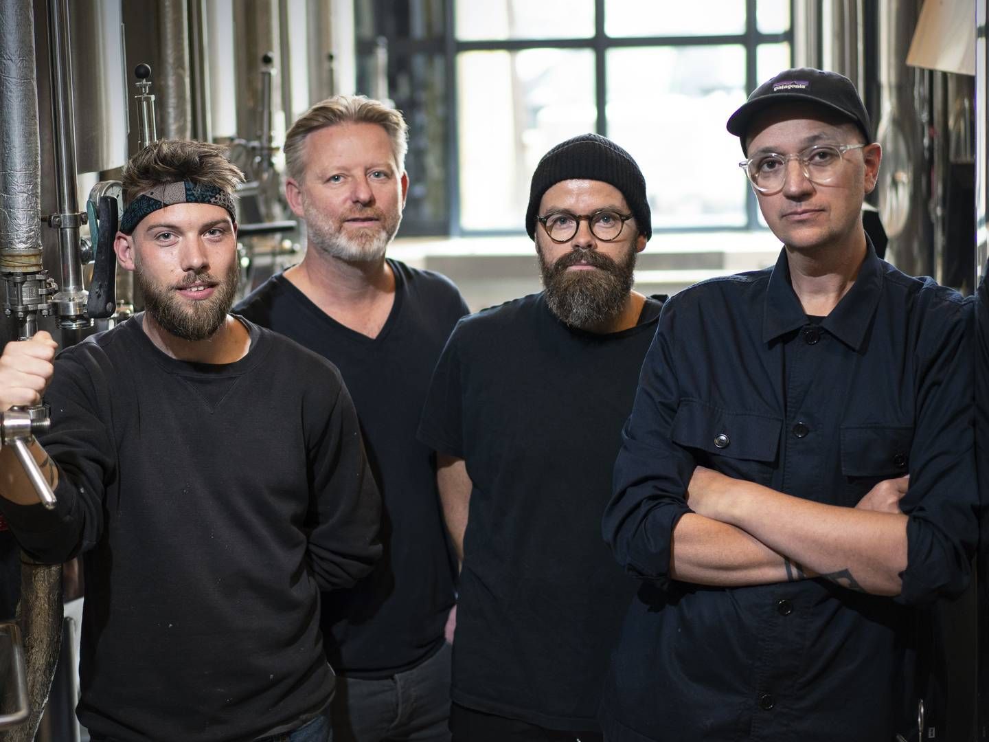 De fire stiftere af Too Old To Die Young. Fra venstre: Nicolai Hannibal Vest, Thomas Tornøe Knudsen, Jesper Larsen og Jakob Printzlau. | Foto: Kristoffer Juel Poulsen