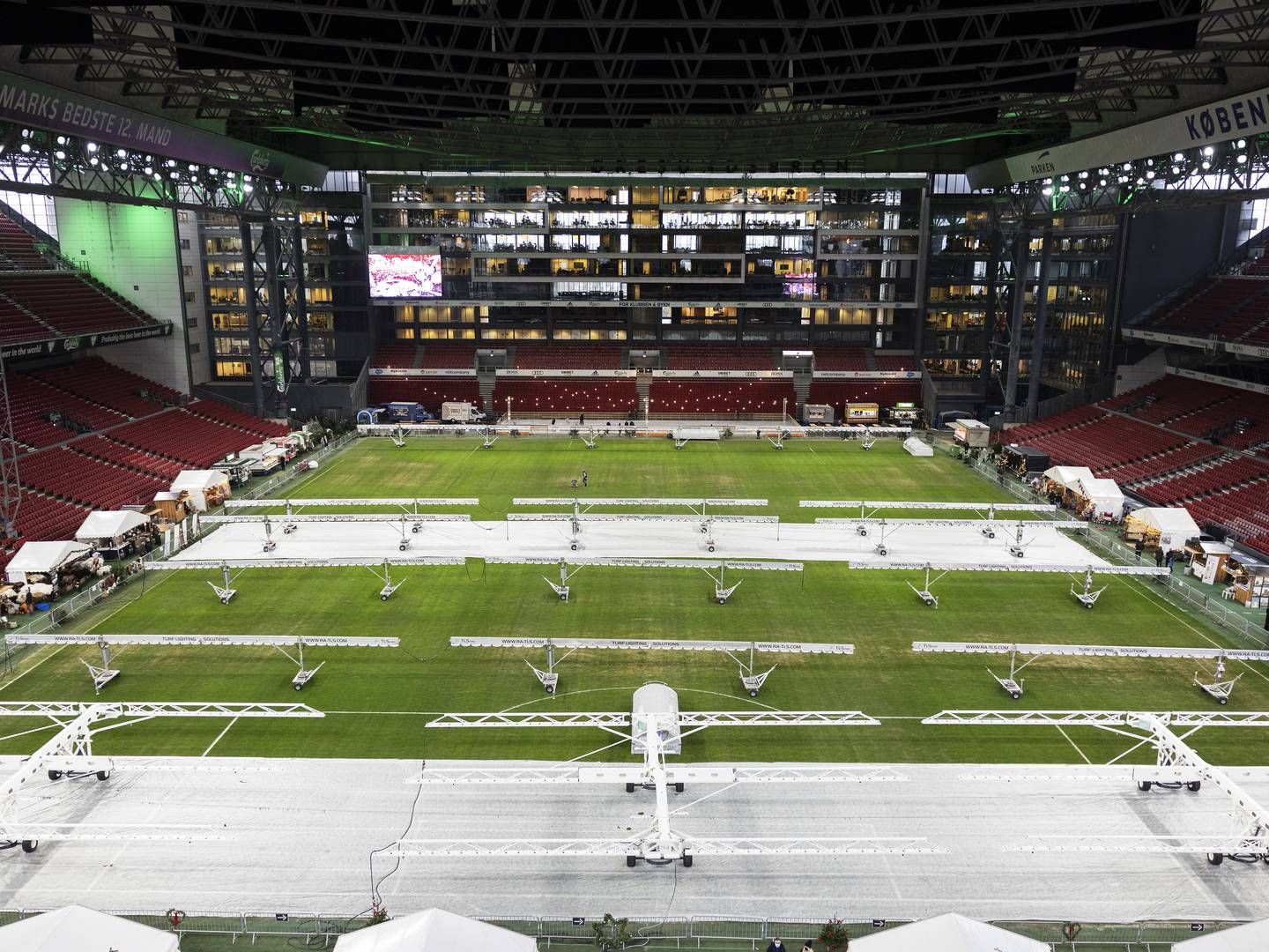 Driften fodboldklubben F.C. København vil ikke blive påvirket af et eventuelt salg af Parkens bygningsmasse. | Foto: Thomas Borberg