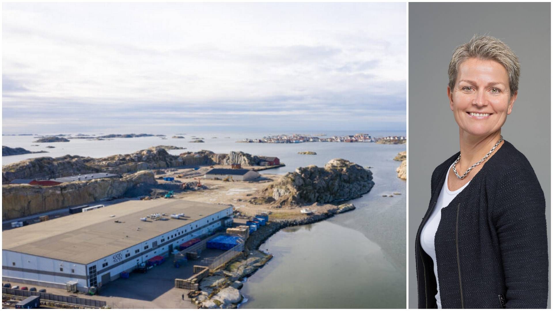 KJØPER I SVERIGE: KMC-sjef Liv Malvik er i ferd med å kjøpe nok en industrieiendom. Denne gangen i Rönnäng, nordvest for Gøteborg. | Foto: Klädesholmen Seafood og KMC Properties
