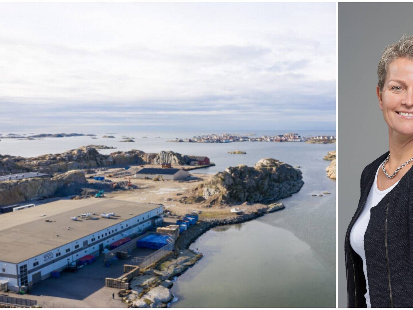 KJØPER I SVERIGE: KMC-sjef Liv Malvik er i ferd med å kjøpe nok en industrieiendom. Denne gangen i Rönnäng, nordvest for Gøteborg. | Foto: Klädesholmen Seafood og KMC Properties