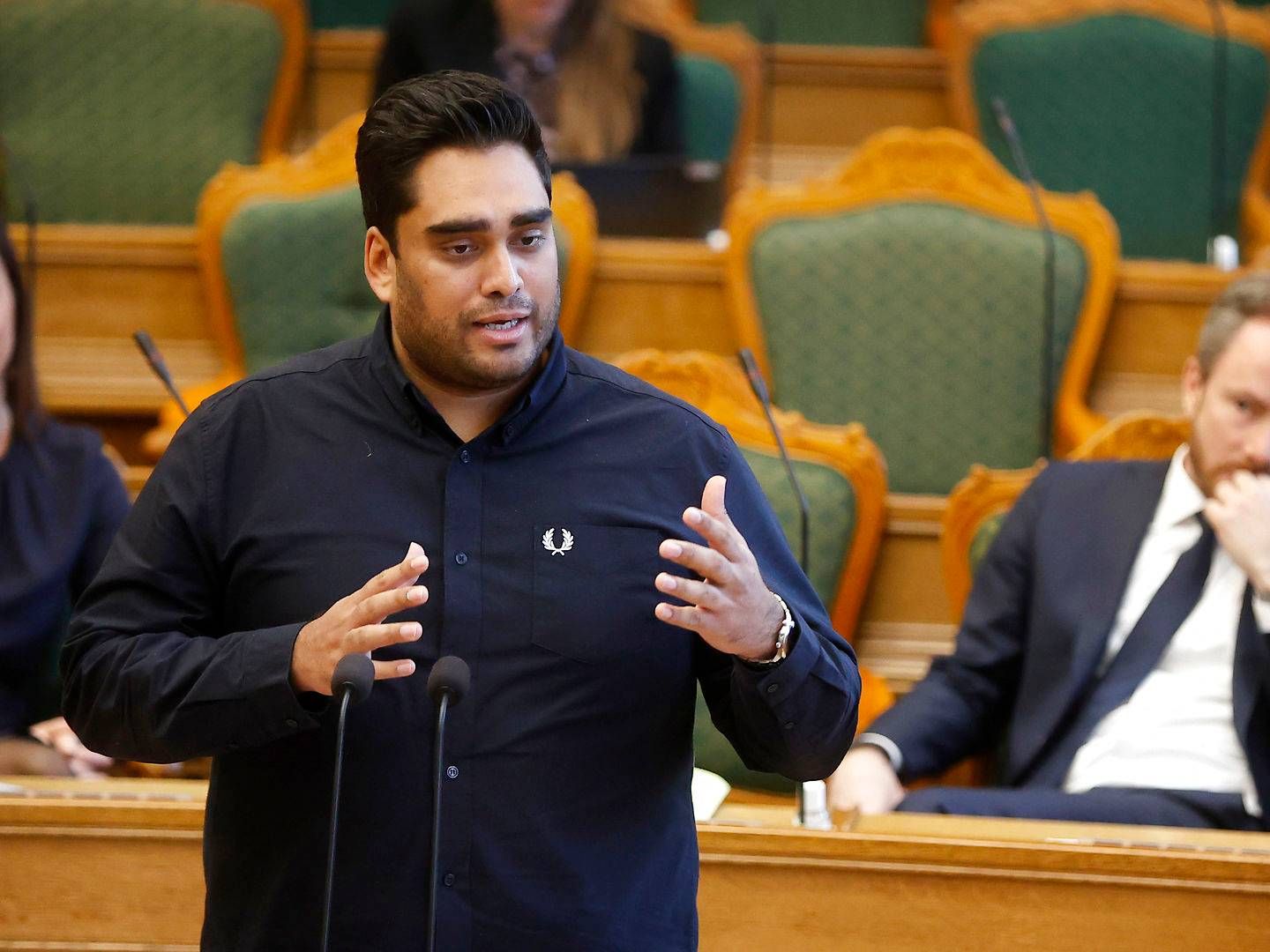 Sikandar Siddique, politisk leder for Frie Grønne. | Foto: Jens Dresling/Ritzau Scanpix