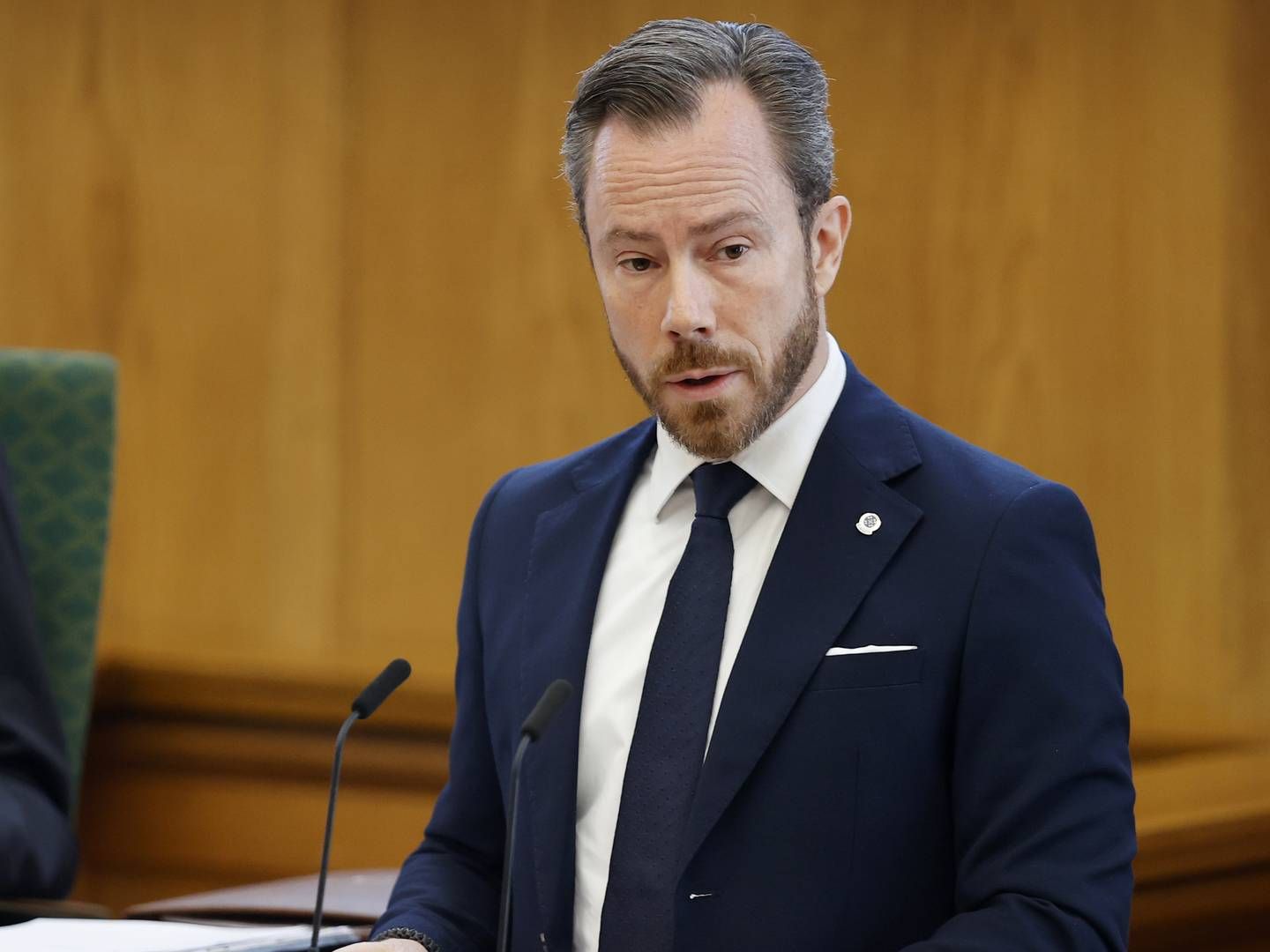 Venstres formand, Jakob Ellemann-Jensen, mener, at det bør være slut med restriktioner. | Foto: Jens Dresling