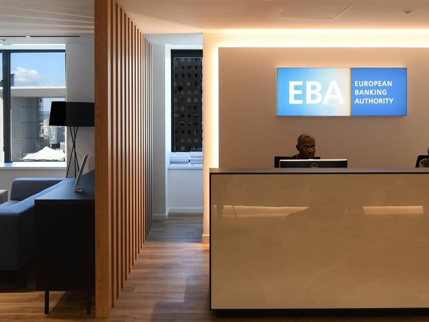 EBA-Eingangsbereich in Paris.