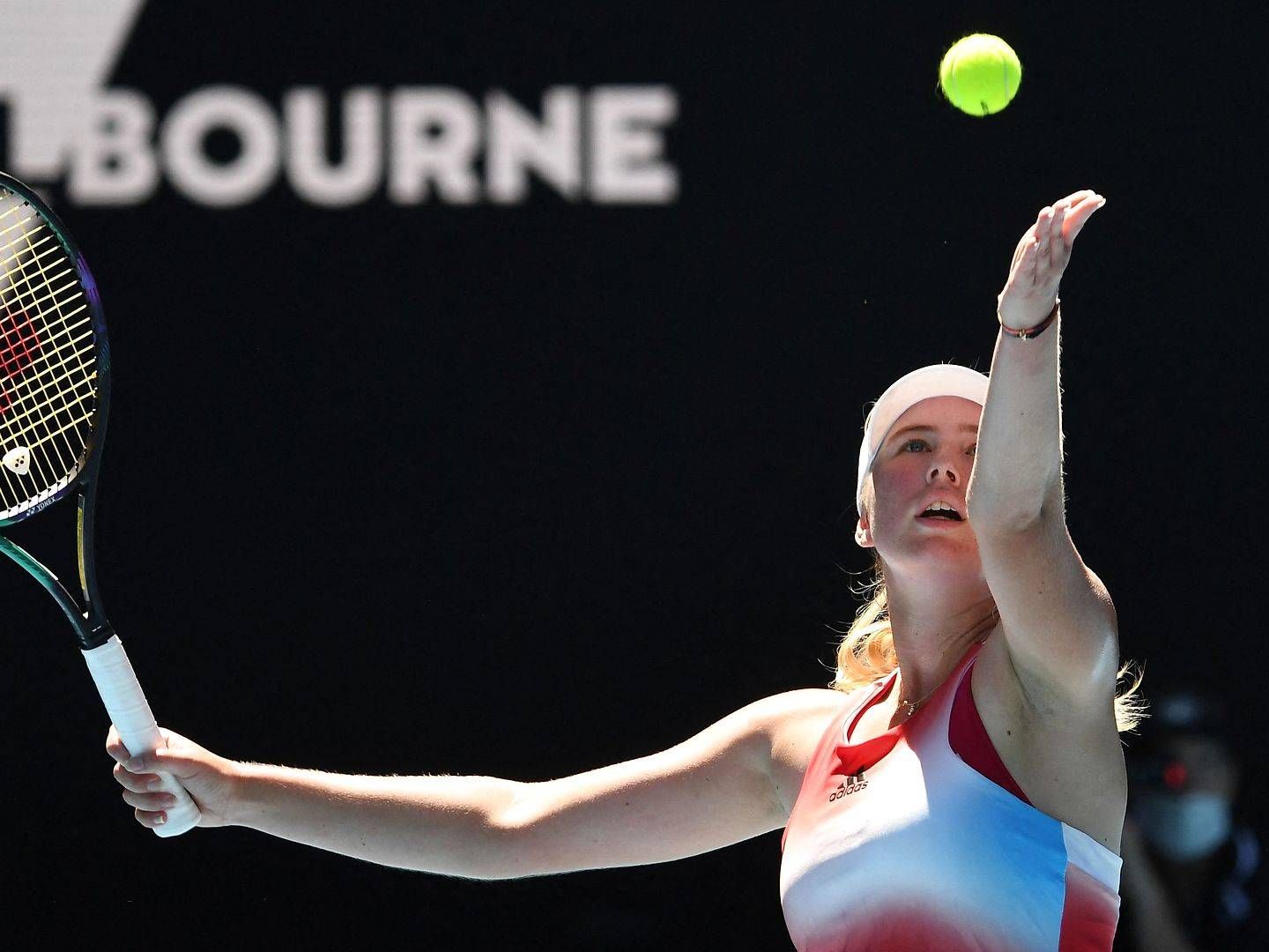 Det danske tennis-talent Clara Tausons deltagelse ved Australian Open har formentligt også trukket flere danske seere til. | Foto: William West/AFP/Ritzau Scanpix