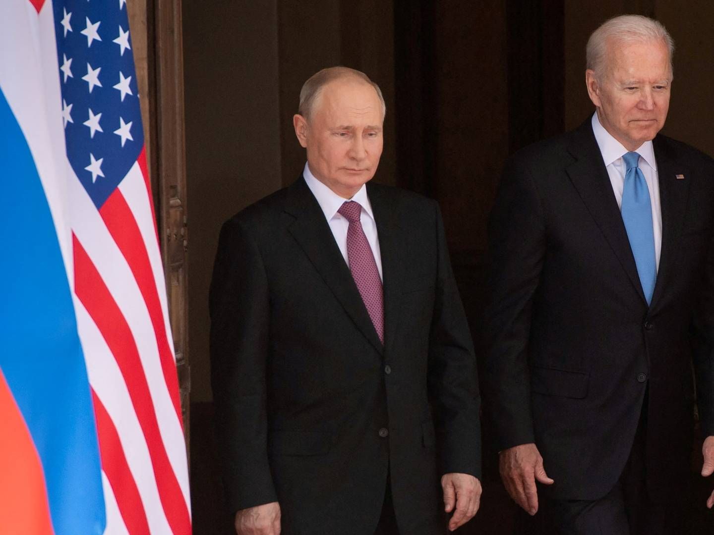 Spændingerne mellem Rusland og USA over Ukraine påvirker markedet. | Foto: POOL/REUTERS / X80003