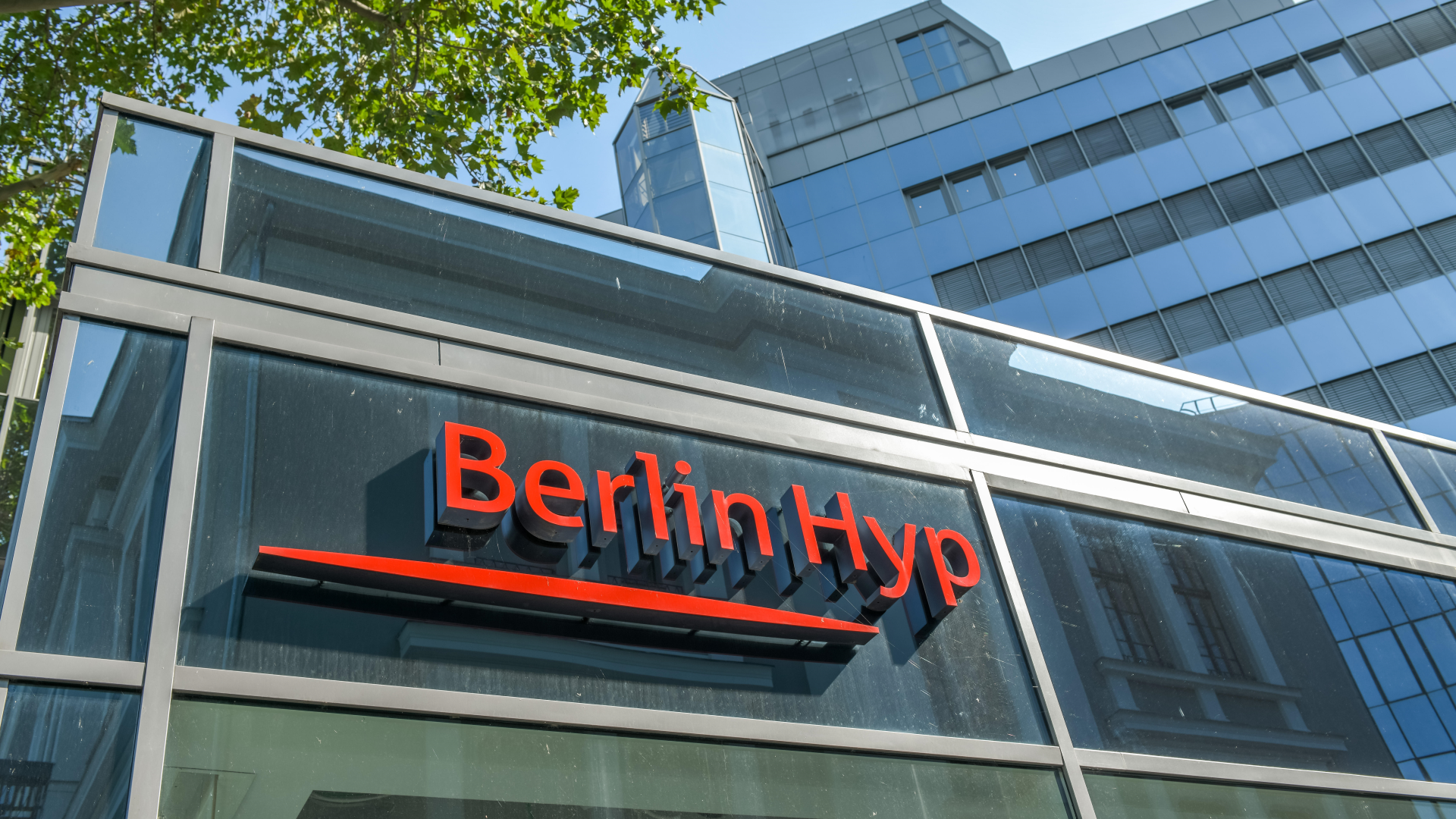 Logo der Berlin Hyp. | Foto: picture alliance / Bildagentur-online/Joko | Bildagentur-online/Joko