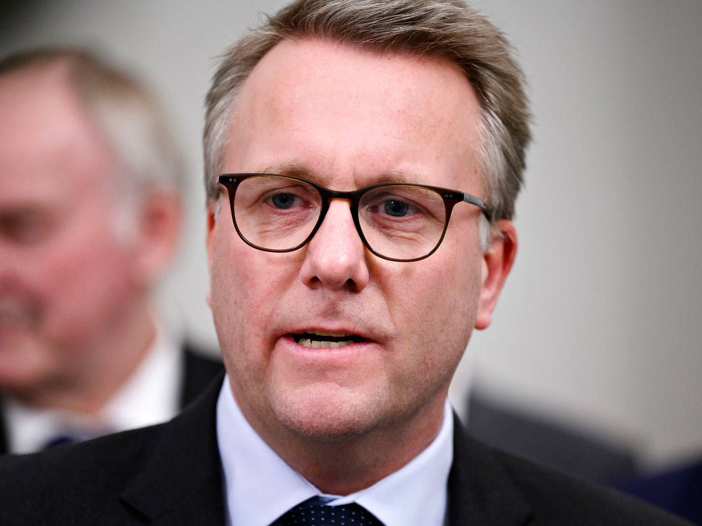 Skatteminister Morten Bødskov begrundede den danske holdning til særlige skatteordninger for rederierne med, at en højere beskatning ville kunne føre til en udflagning. | Foto: Philip Davali/Ritzau Scanpix