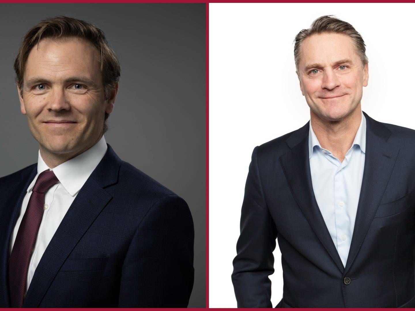 Peter Lauridsen, Head of Institutional Banking Large Corporates & Financial Institutions, and Christian Thålin, Head of Asset Management Sales. | Photo: PR / SEB