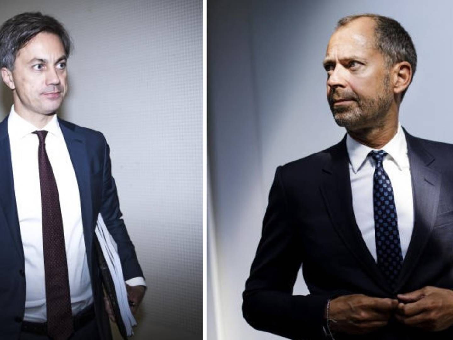 Formændene for nogle af Danmarks største advokatfirmaer, Ole Spiermann fra Bruun & Hjejle (tv) og Boris Frederiksen fra Kammeradvokaten. | Foto: Jonas Olufson / Kammeradvokaten PR
