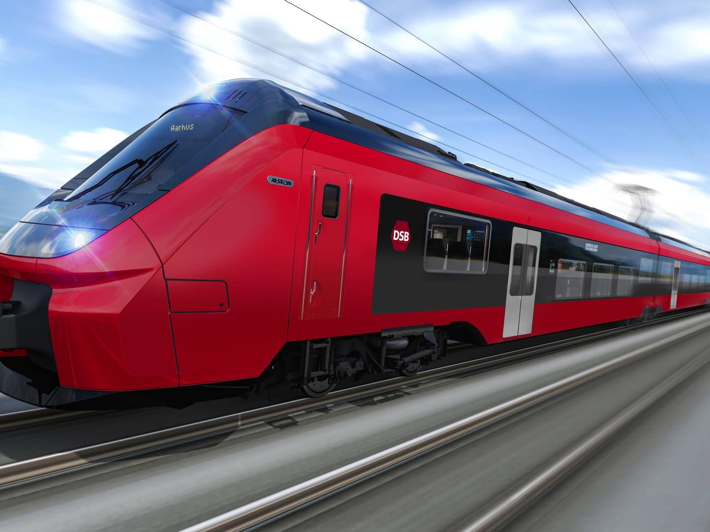 DSB har indgået låneaftale til de kommende eldrevne togsæt fra Alstom. | Foto: PR/DSB