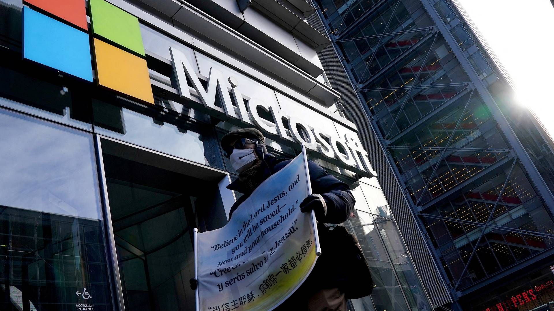 Several of the funds on the list have exposure to Microsoft. | Photo: CARLO ALLEGRI/REUTERS / X90181