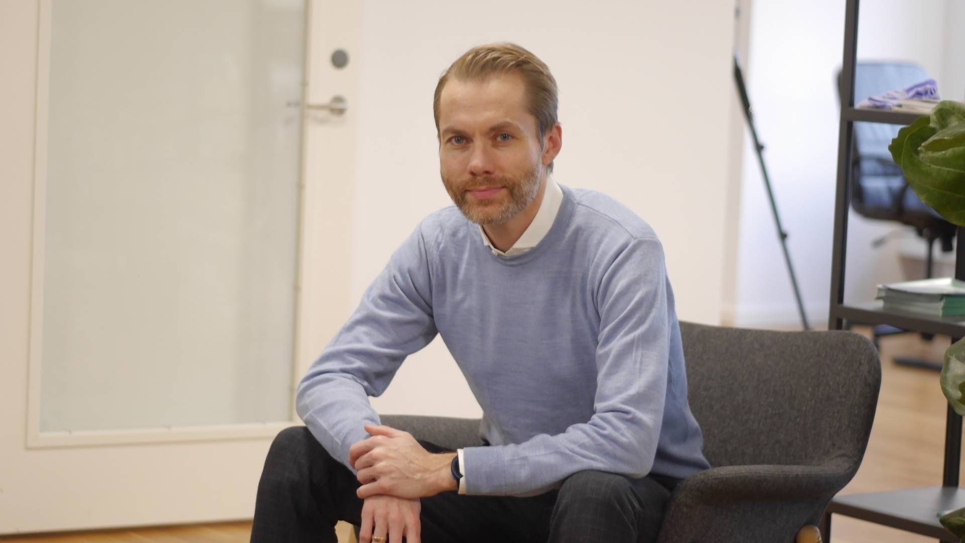 Esben Bistrup Halvorsen er adm. direktør i Lendino, ph.d. i matematik og selverklæret serieentreprenør. | Foto: Lendino // PR