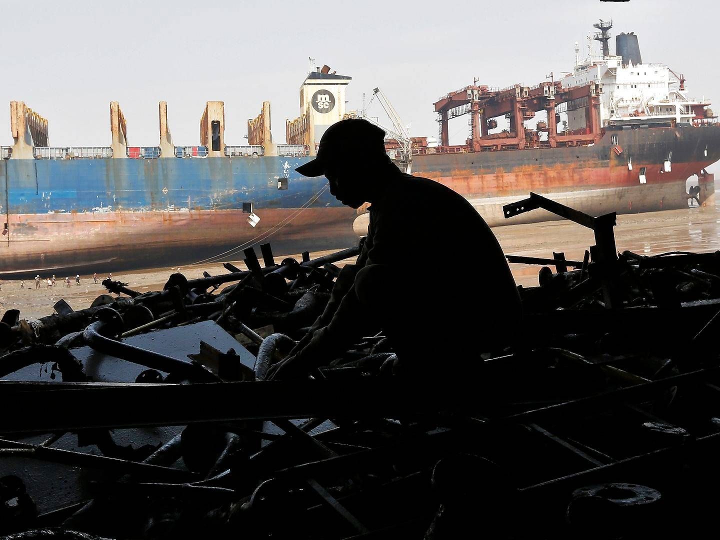 EU-Kommissionen er ved at se på ændringer i den såkaldte affaldsforordning, der også omhandler skrotning af skibe. | Foto: Amit Dave/Reuters/Ritzau Scanpix