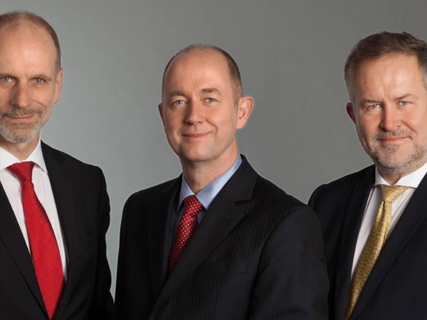 Adm. direktører i North Channel Bank. Fra venstre: Stefan Rensinghoff, Harald Zenke og Gunnar Volkers. | Foto: North Channel Bank/ PR
