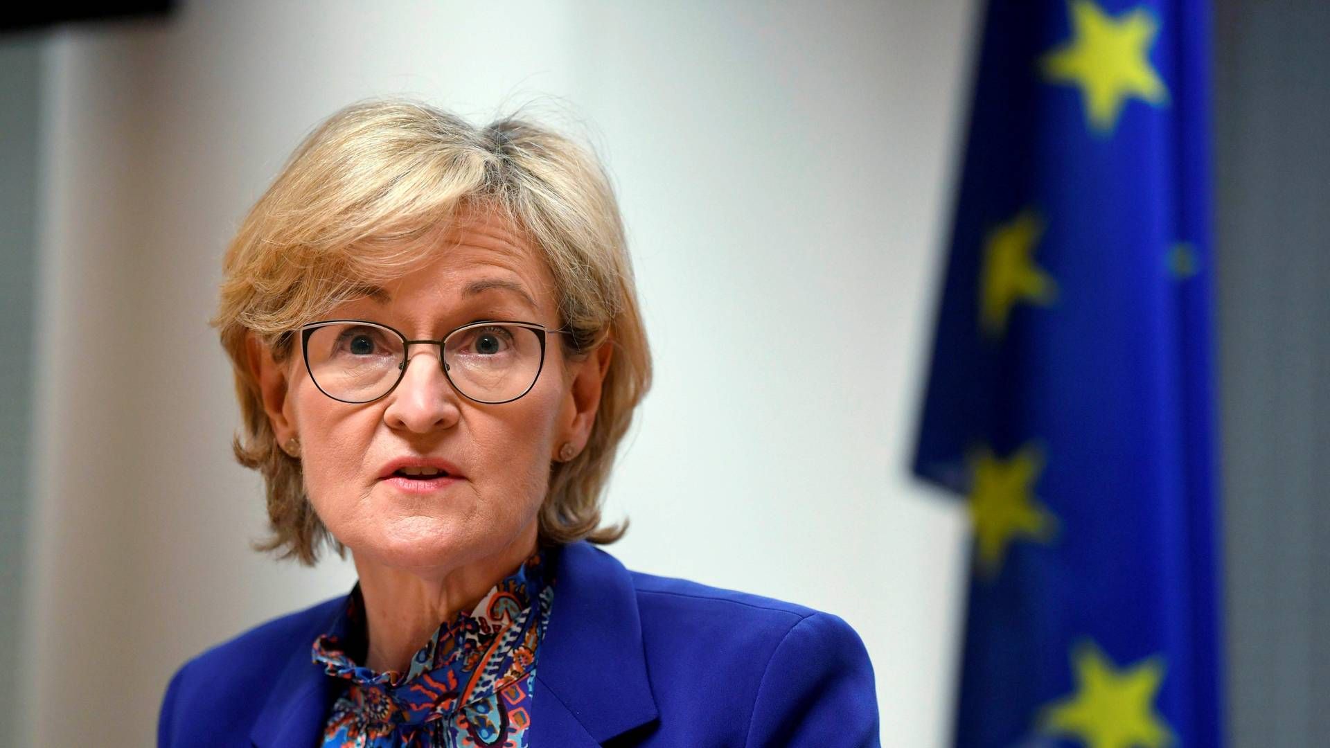 EUs finanskommissær Mairead McGuinness. | Foto: Antti Aimo-Koivisto/Lehtikuva via AP