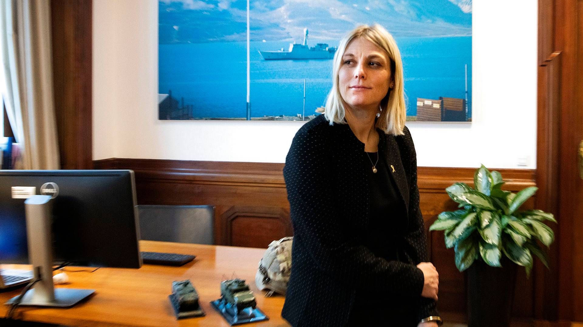 Hidtidig forsvarsminister Trine Bramsen bliver ny transportminister og får dermed ansvar for bl.a. Bygningsstyrelsen. | Foto: Finn Frandsen/Ritzau Scanpix