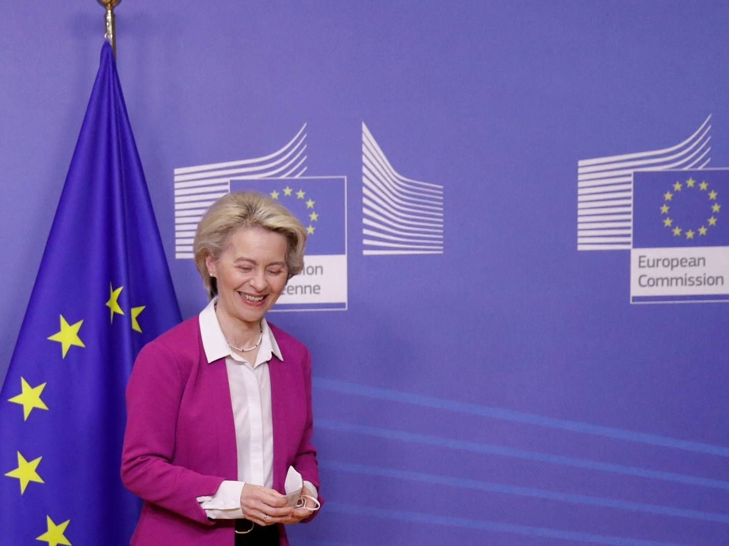 EU Commission President Ursula von der Leyen. | Photo: Olivier Hoslet/AFP / POOL