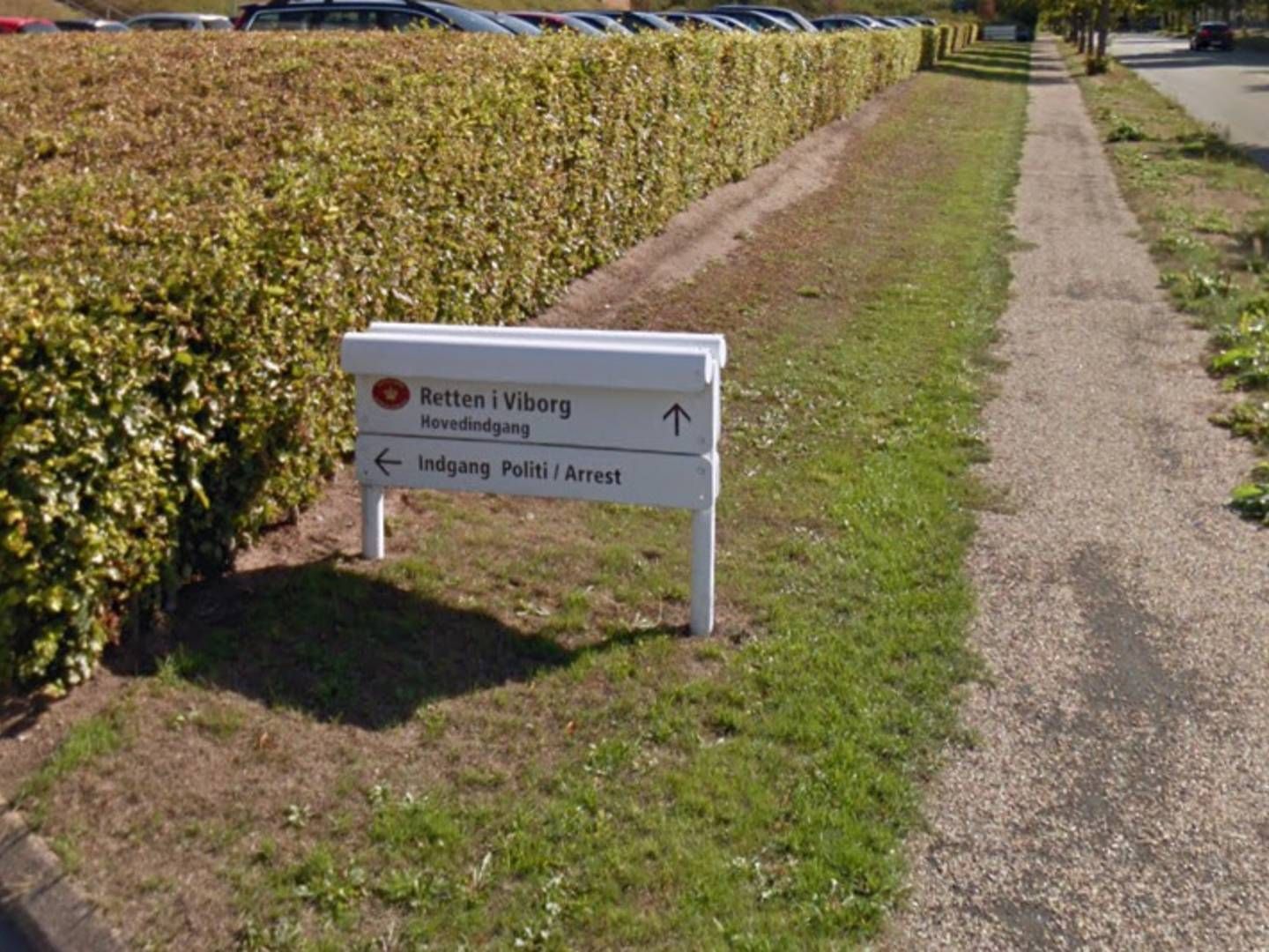Sagerne hober sig blandt op her ved Retten i Viborg. | Foto: Google Maps