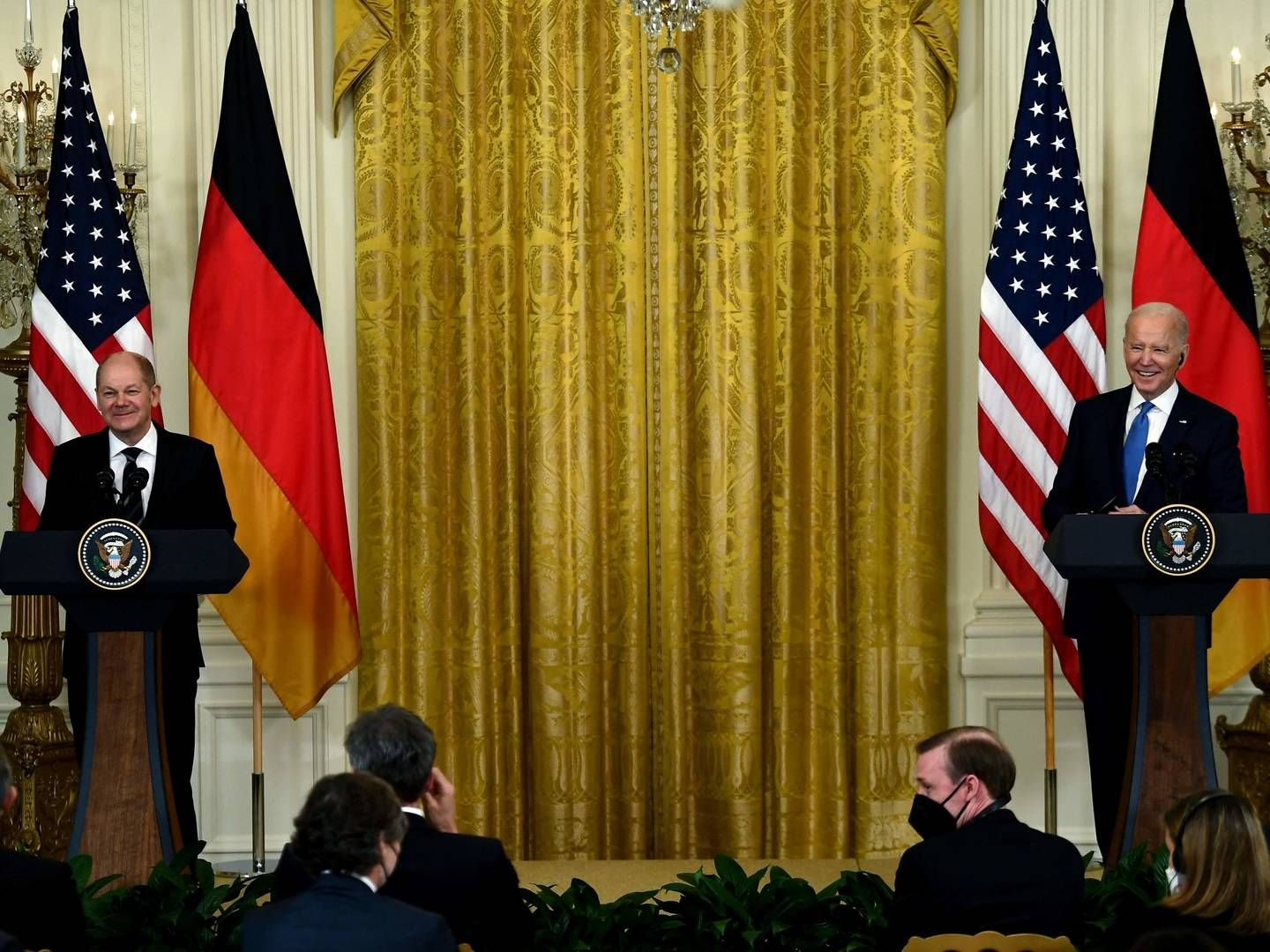 President Joe Biden and German Chancellor Olaf Scholz. | Photo: BRENDAN SMIALOWSKI/AFP / AFP