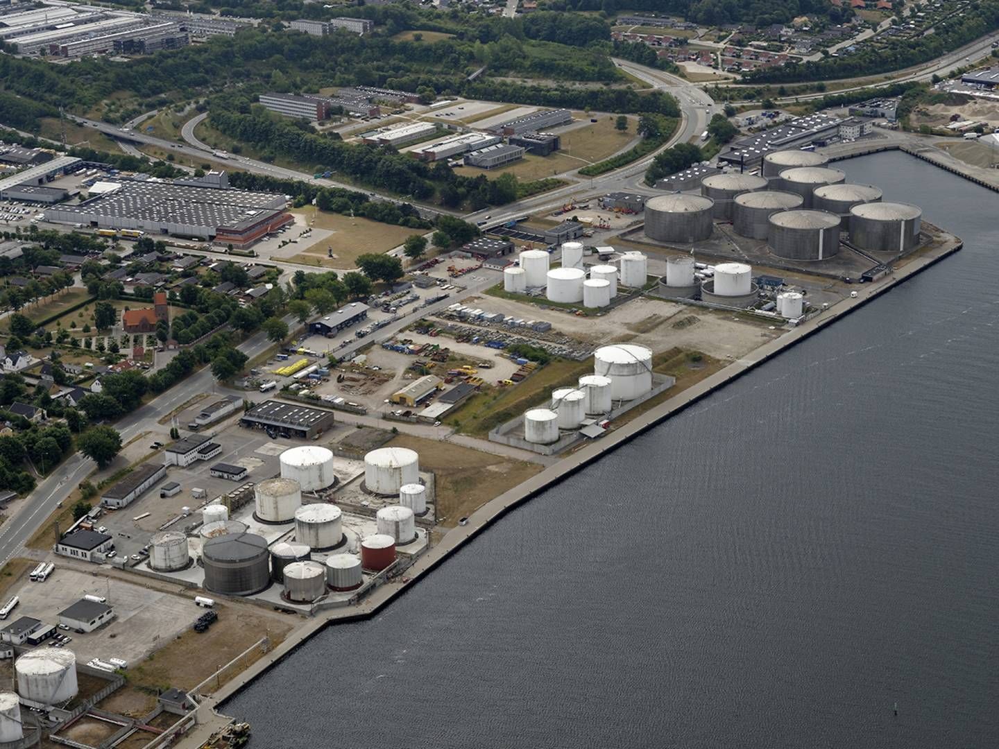 Haugaard Braad har kontor ikke langt fra havnen i Aalborg. | Foto: Port of Aalborg