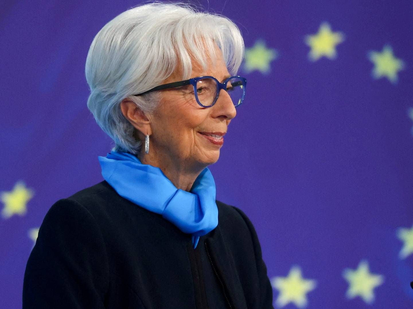 ECB med præsident Christine Lagarde i spidsen har flyttet fokus over på mulige cyberangreb fra Rusland. | Foto: KAI PFAFFENBACH/REUTERS / X00446
