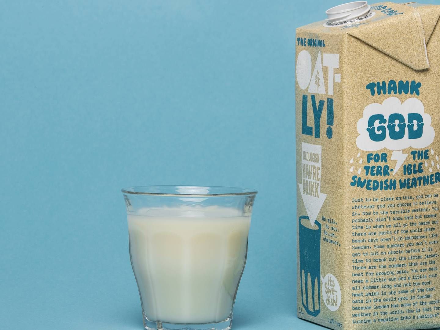 Oatly, som producerer havredrikke, har det seneste år haft et underskud på 1,5 mia. kr. | Foto: Miriam Dalsgaard/Ritzau Scanpix.