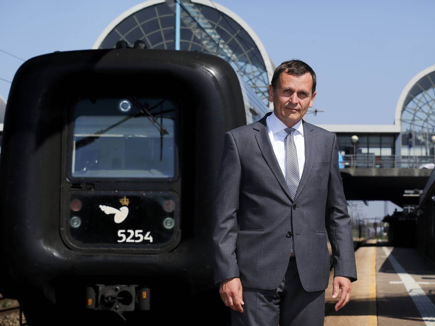 DSB’s adm. direktør, Flemming Jensen, forventer et relativt stort løft i passagertallet. | Foto: Jens Dresling