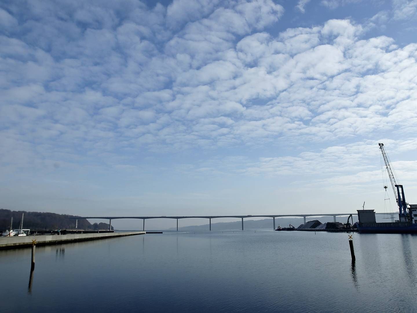 Broen mod Vejle, hvor chefjuristen har annonceret sin afgang. | Foto: Jens Dresling