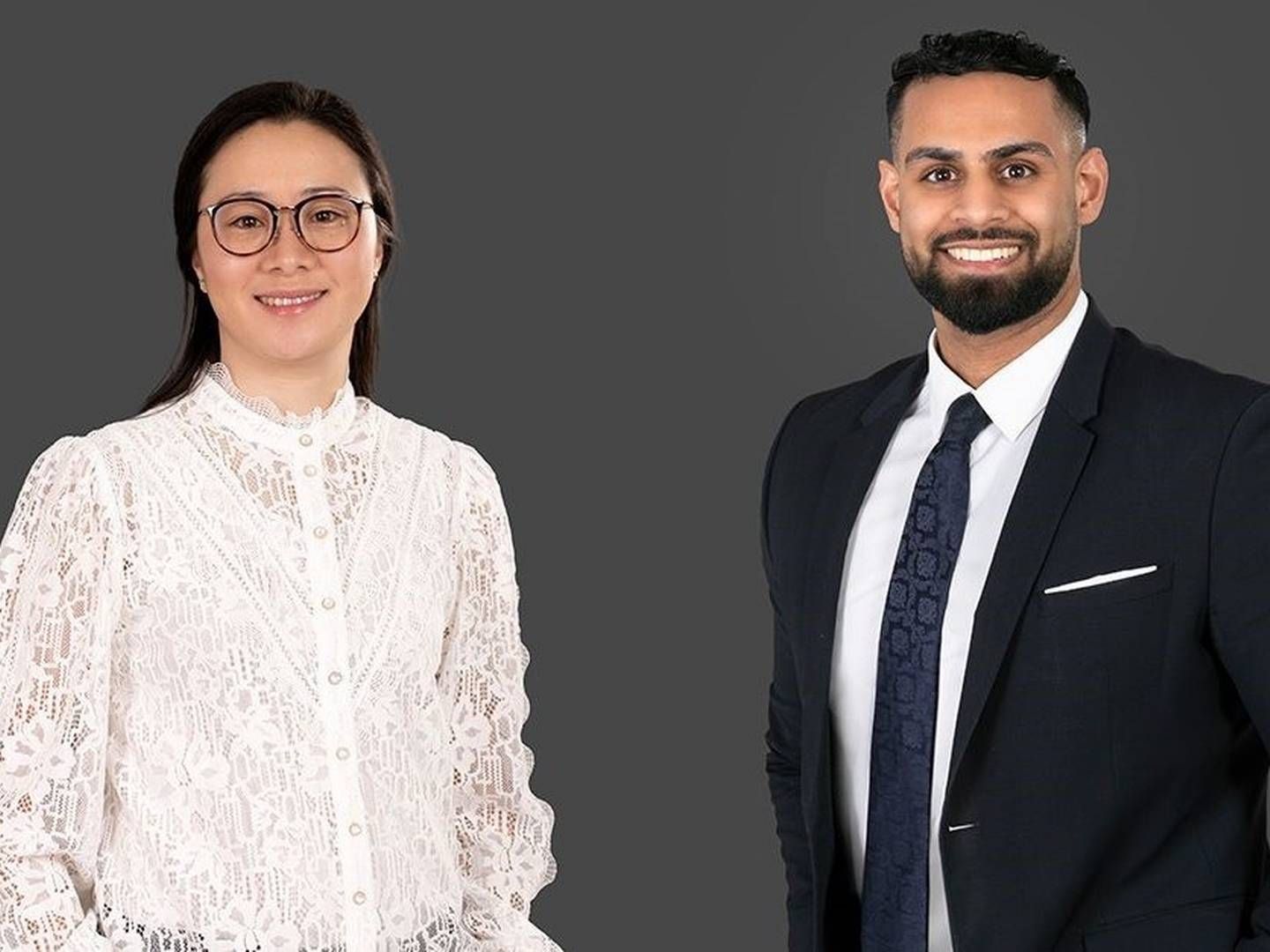 Ahn Cecilie Karlsrud (t.v.) og Haroon Malik er nye faste advokater i DLA Piper. | Foto: DLA Piper
