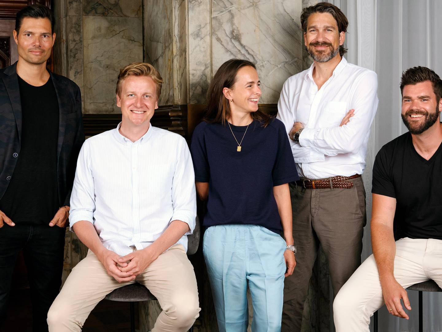 Ud over Morten Strunge består partnerkredsen bag Podimo, der blevet stiftet i 2019, af Nikolaj Koppel, Sverre Dueholm, Andreas Sachse og Eva Lægdsgaard. | Foto: PR/Podimo
