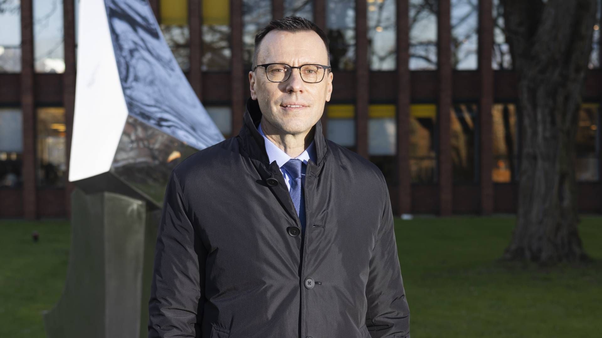 FLSmidths topchef, Mikko Keto, er optimistisk i forhold til, at virksomheden i 2022 kan levere overskud på cementforretningen. | Foto: Gregers Tycho/ERH