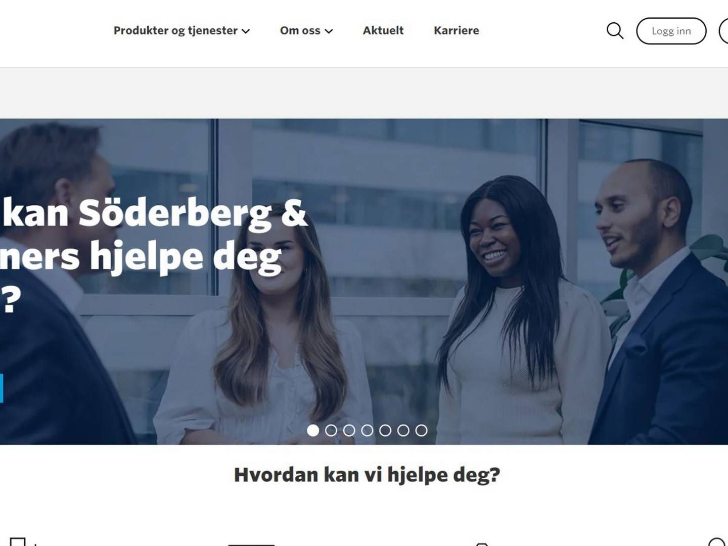 Foto: Screenshot fra soderbergpartners.no