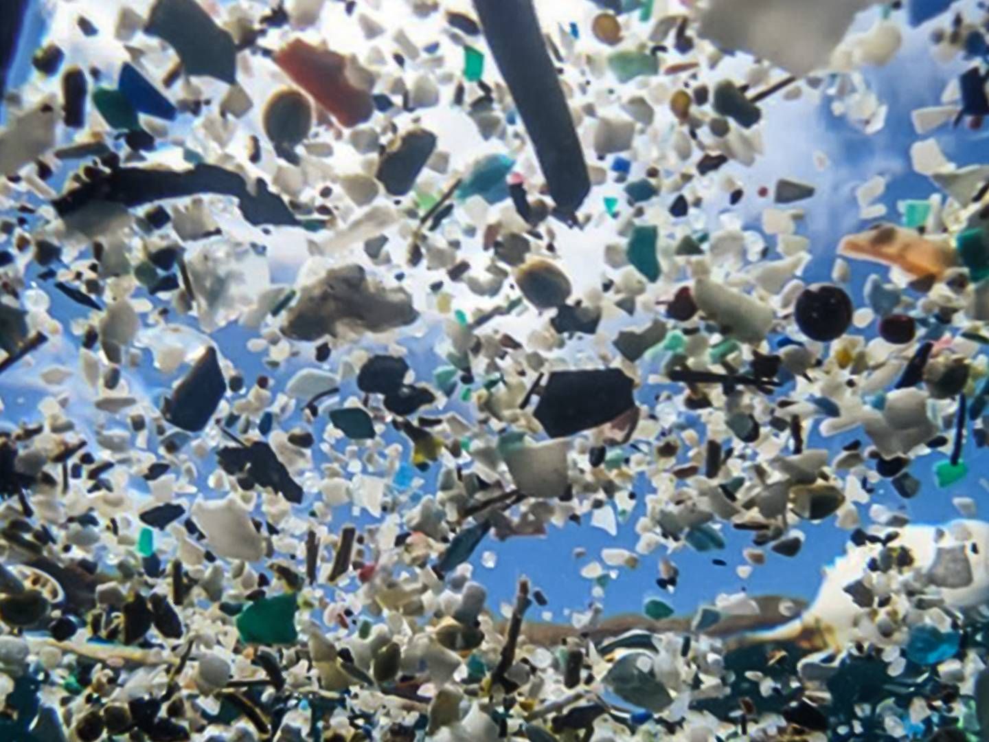Ifølge Plastic Change findes der områder med høje koncentrationer af nedbrudt plastik i havene, de såkaldte gyres eller ”plastiksupper”. | Foto: Plastic Change/PR