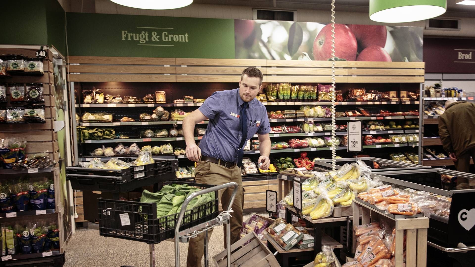 Supermarkederne opbygger stadig større indkøbsmagt. | Foto: Miriam Dalsgaard/Ritzau Scanpix.