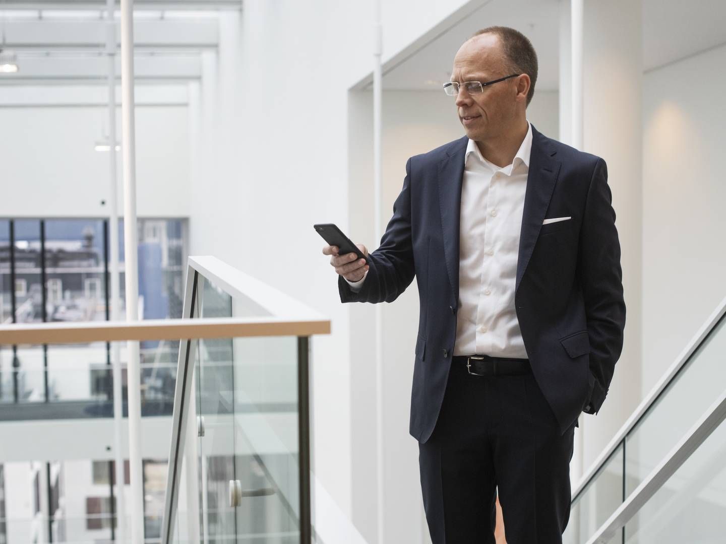 Koncerndirektør Frank Vang-Jensen vil investere yderligere i digitalisering frem mod 2025. | Foto: Gregers Tycho/ERH