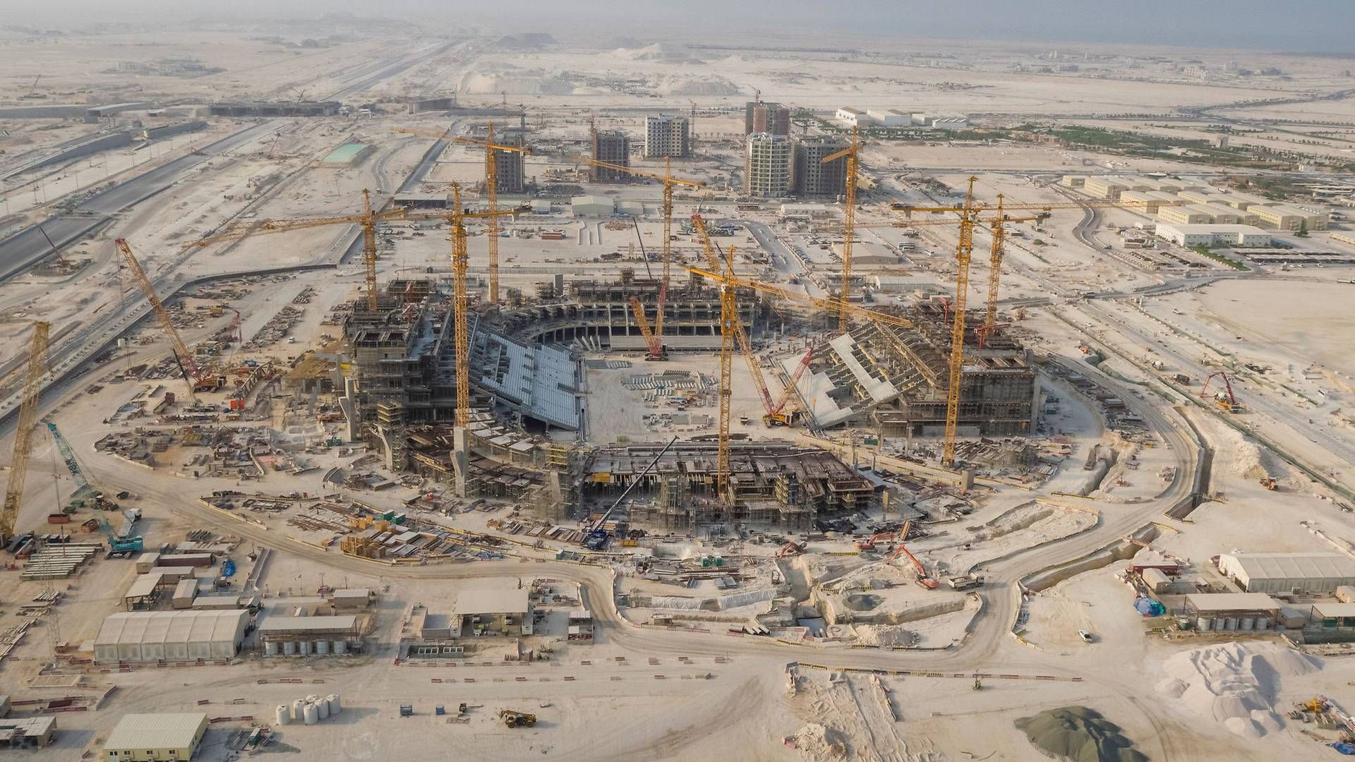 Qatar has been heavily criticized by both sporting and human rights associations over the working conditions at the world cup stadium construction site. | Photo: Handout/Reuters/Ritzau Scanpix