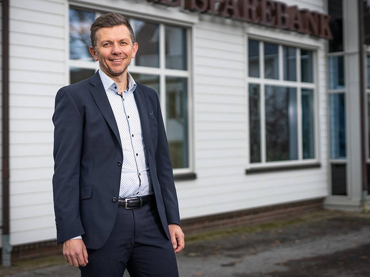 Banksjef Rune Ramsvik i Etne Sparebank. | Foto: Svein Egil Økland