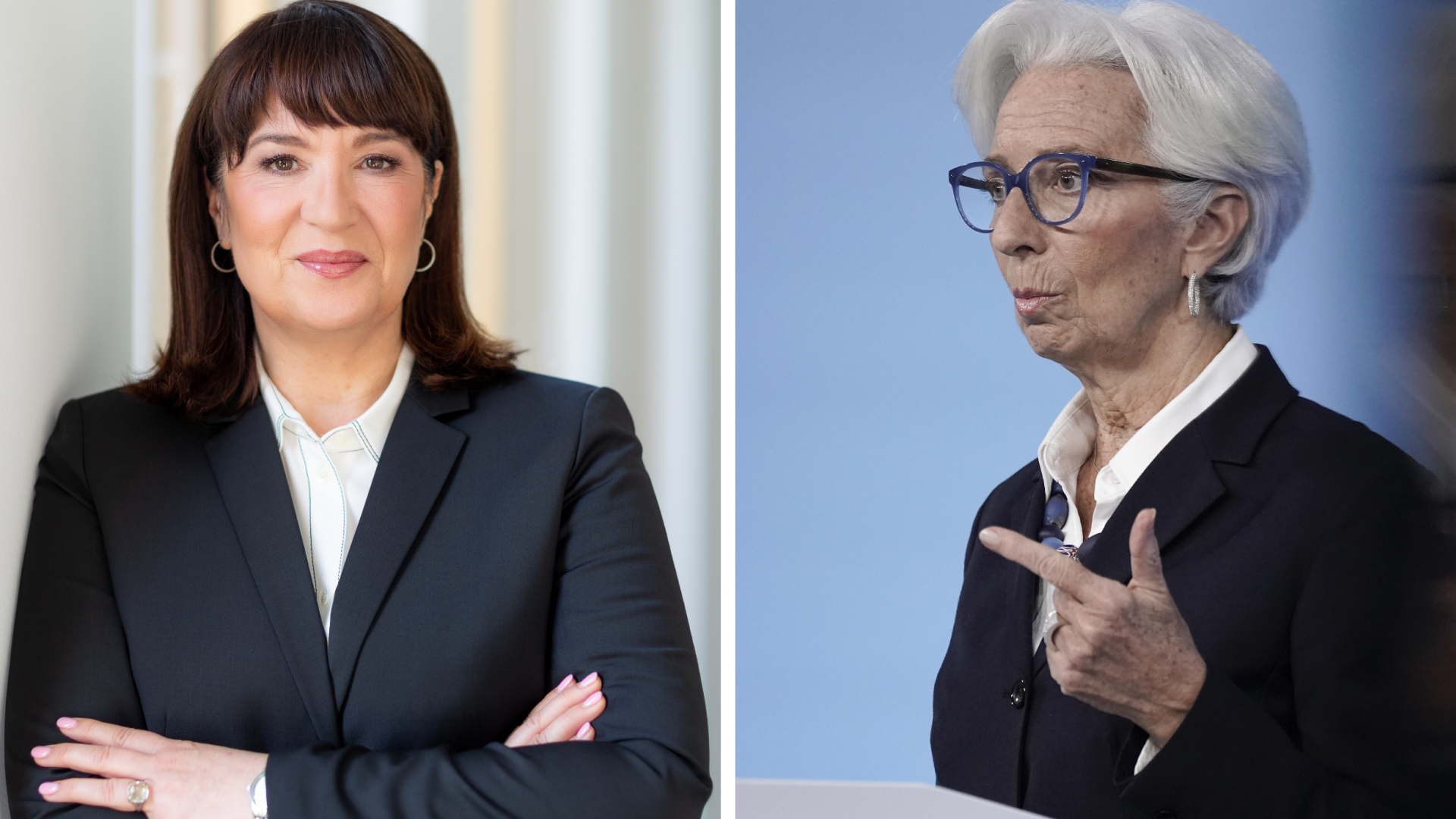 Liane Buchholz, Präsidentin des Sparkassenverbands Westfalen-Lippe (l.) und Christine Lagarde, Präsidentin der EZB | Foto: Sparkassenverband Westfalen-Lippe / picture alliance / Flashpic | Jens Krick