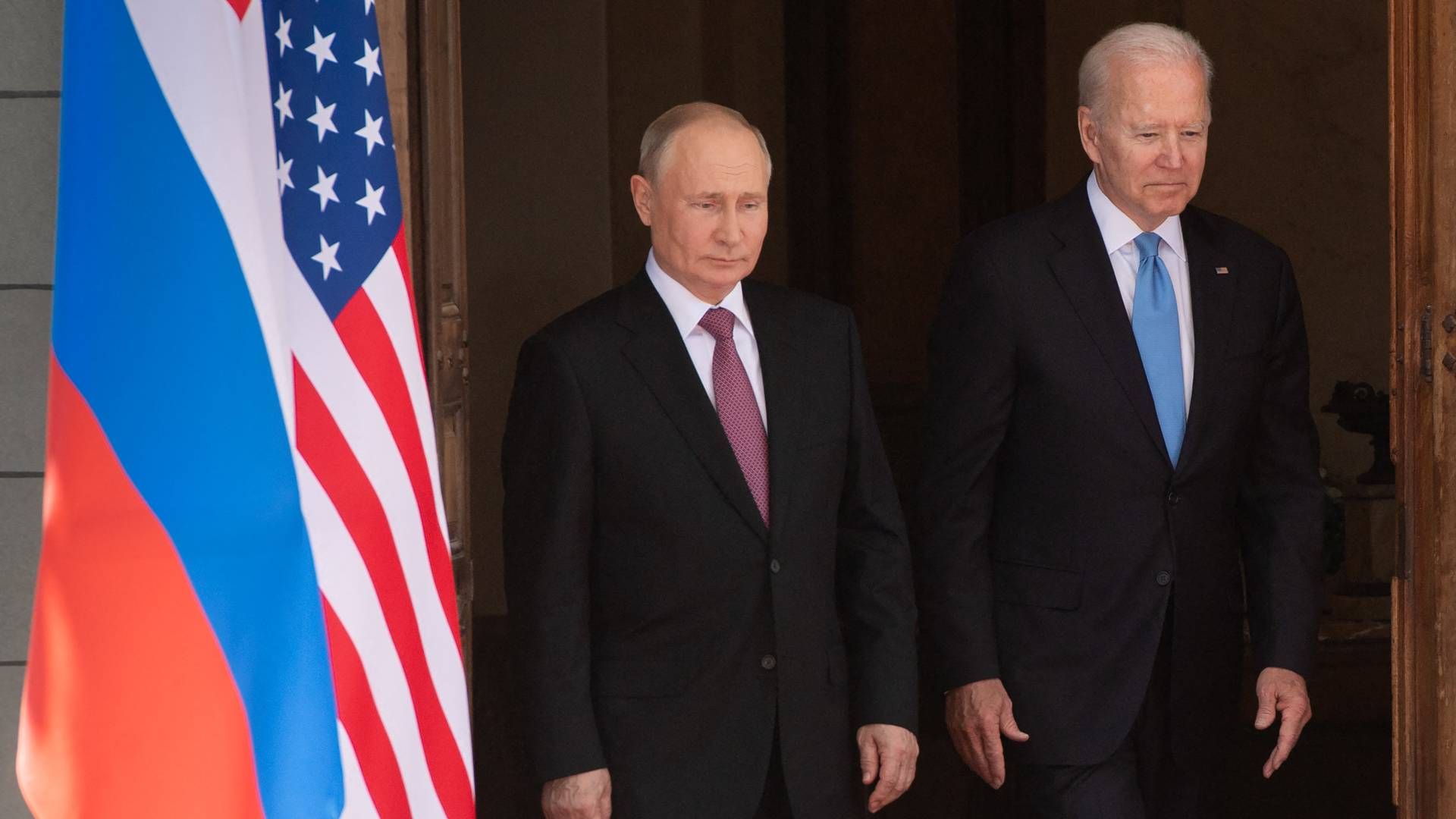 Biden reagerer nu på Putins anerkendelser af regionerne Lugansk og Donetsk. | Foto: SAUL LOEB/AFP / POOL